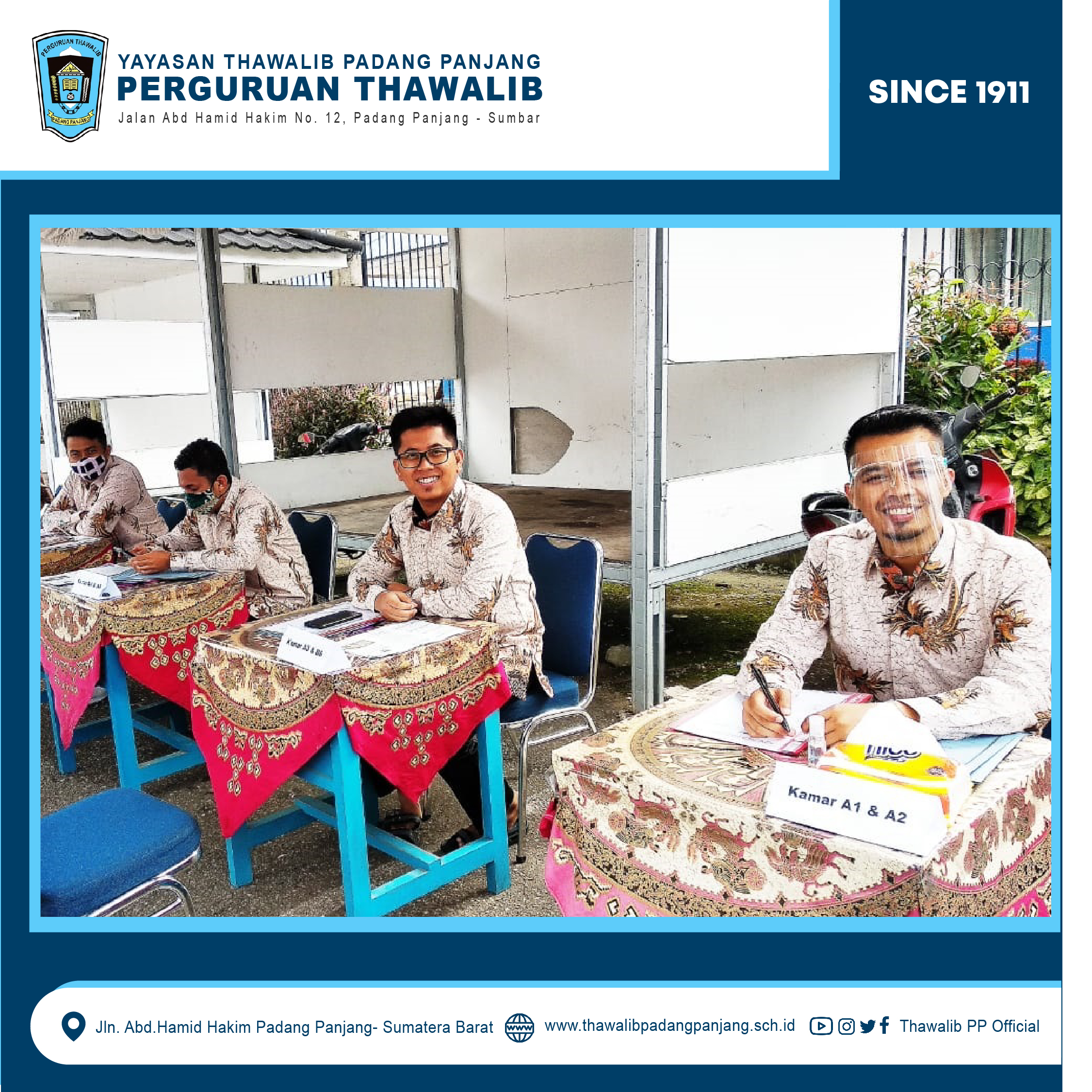Penyambutan Santri Perguruan Thawalib Padang Panjang
